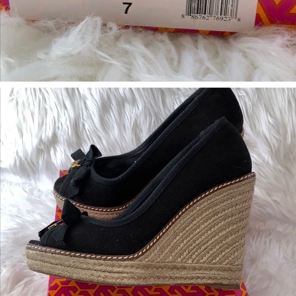 Tory Burch! Espadrilles, wedge, spring summer, beautiful, great condition, - Picture 3 of 3